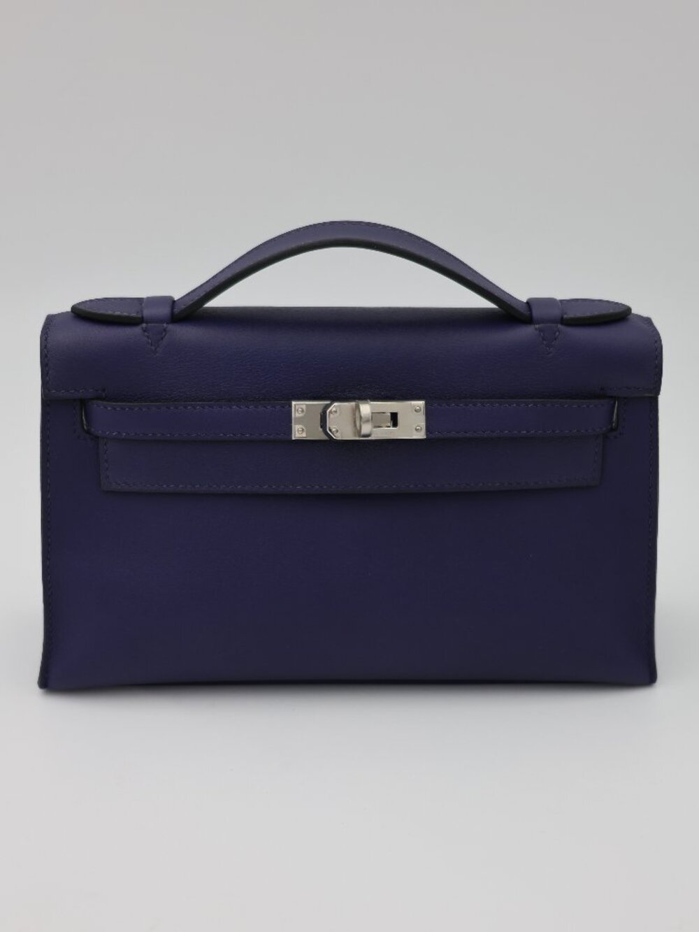 Hermès Swift Kelly Pochette Clutch PHW Stamp C (2018)